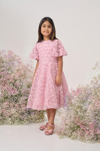 Pink Bow Prom Dress