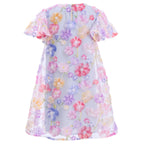 Organza Floral Beaded Dress