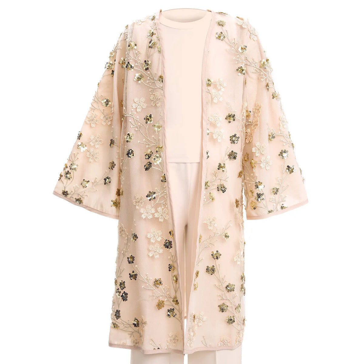 Gold Embroidered Sequin Jacket