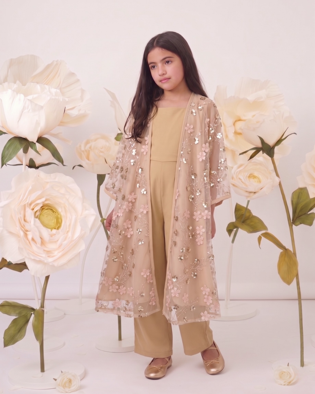 Gold Embroidered Sequin Jacket