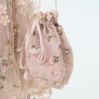 Gold Embroidered Sequin Bag