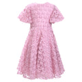 Pink Bow Prom Dress