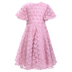 Pink Bow Prom Dress