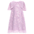 Sequin Cape Lace Dress