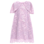 Sequin Cape Lace Dress