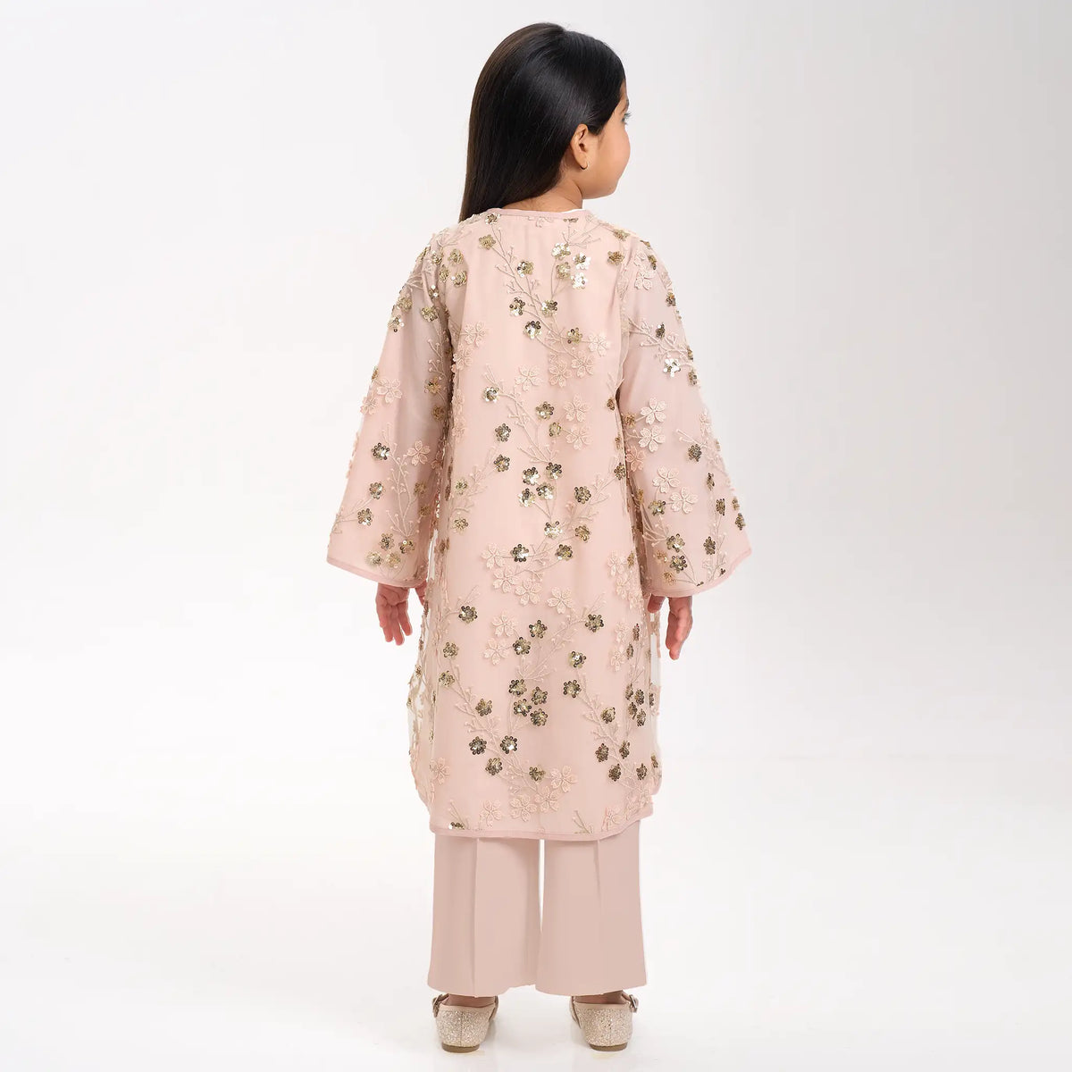 Gold Embroidered Sequin Jacket