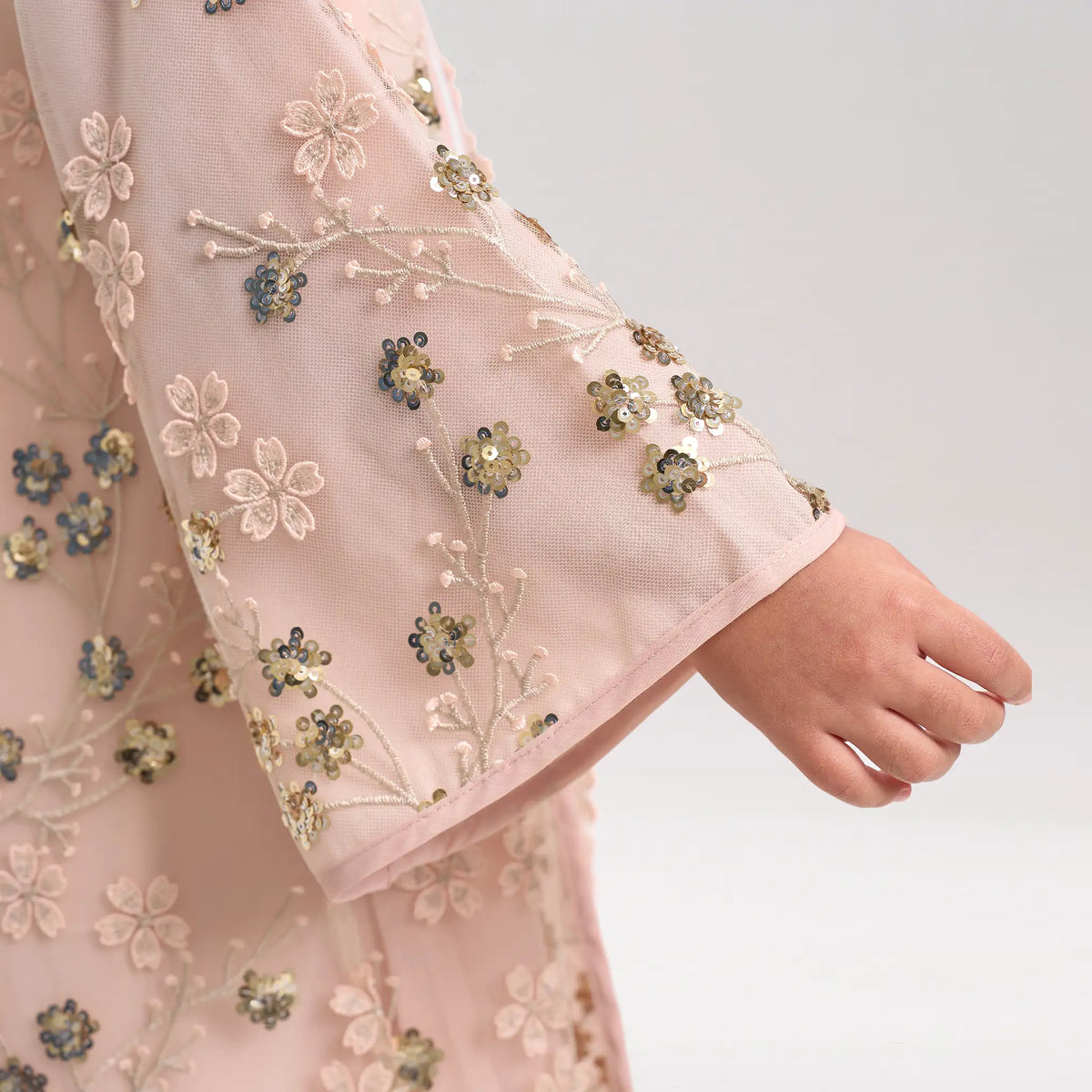 Gold Embroidered Sequin Jacket