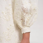 Metallic Embroidered Maxi Dress